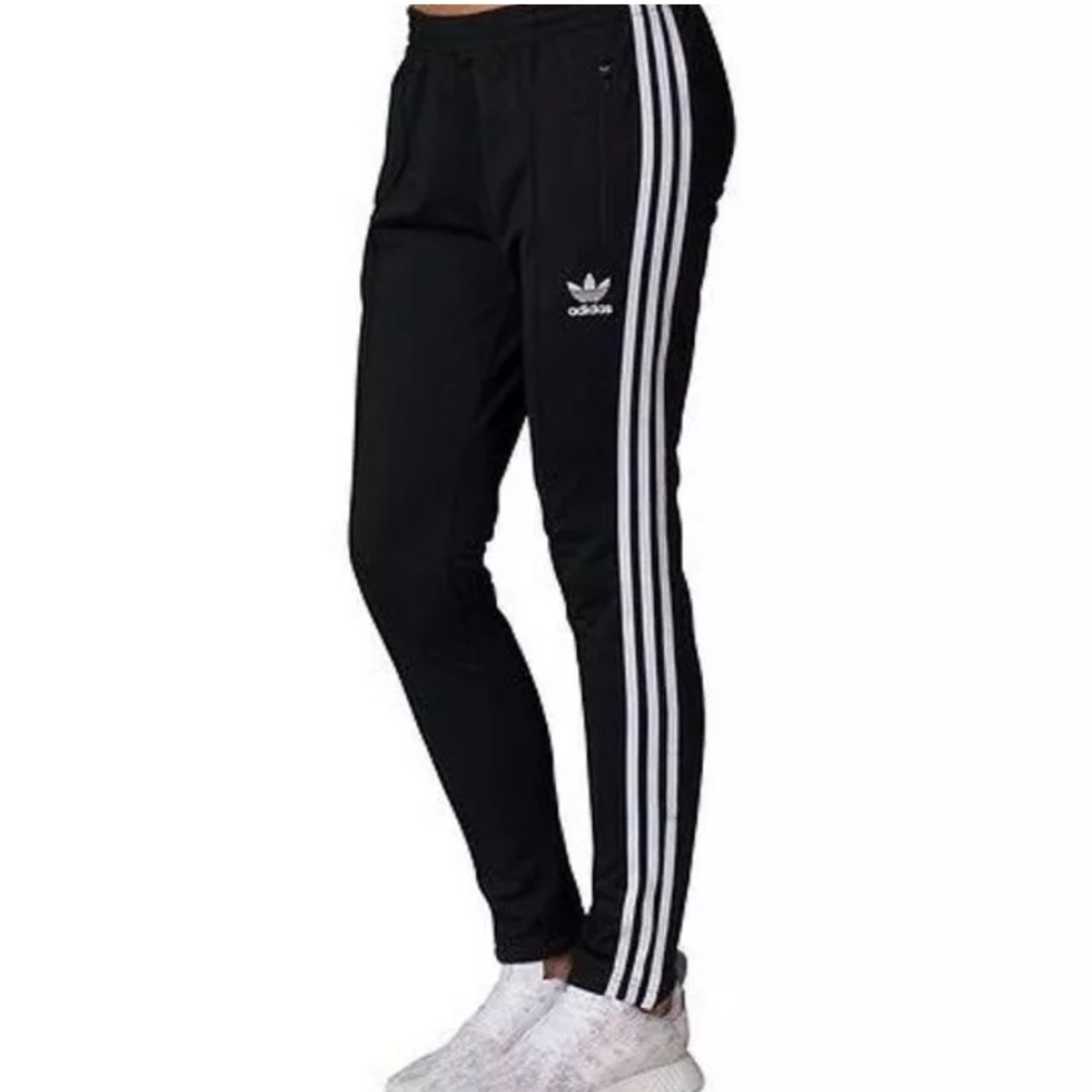 ADIDAS pants, zippers at ankles & front pockets
